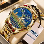 Seattle Seahawks 2025 Super Bowl LX Champions Alloy Luxury Quartz Watch – TMTHU3895