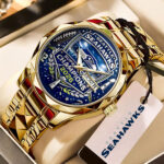 Seattle Seahawks 2025 Super Bowl LX Champions Alloy Luxury Quartz Watch – GNE5061