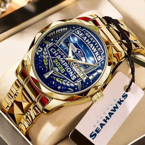 Seattle Seahawks 2025 Super Bowl LX Champions Alloy Luxury Quartz Watch - GNE5061