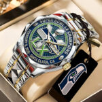 Seattle Seahawks 2025 Super Bowl LX Champions Alloy Luxury Quartz Watch – TANTN20969