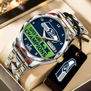 Seattle Seahawks 2025 Super Bowl LX Champions Alloy Luxury Quartz Watch - TANTN20989