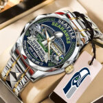 Seattle Seahawks 2025 Super Bowl LX Champions Alloy Luxury Quartz Watch – TANTN21044