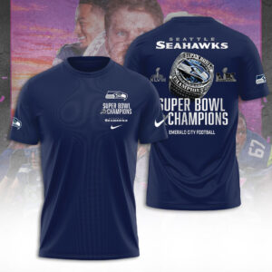 Seattle Seahawks 2025 Super Bowl LX Champions 3D Apparel - TANTN20995
