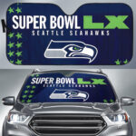 Seattle Seahawks 2025 Super Bowl LX Champions Auto Sun Shade – TANTN21089