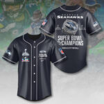 Seattle Seahawks 2025 Super Bowl LX Champions Baseball Jersey – HOATT16167