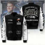 Seattle Seahawks 2025 Super Bowl LX Champions 3D Bomber Jacket – TANTN21092