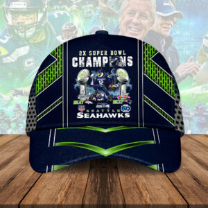 Seattle Seahawks 2025 Super Bowl LX Champions Classic Cap – HOATT16164