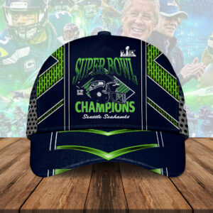 Seattle Seahawks 2025 Super Bowl LX Champions Classic Cap – HOATT16182