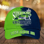 Seattle Seahawks 2025 Super Bowl LX Champions Classic Cap – HOATT16264