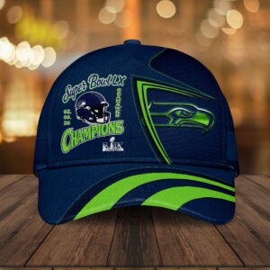 Seattle Seahawks 2025 Super Bowl LX Champions Classic Cap – HOATT16314