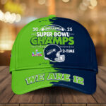 Seattle Seahawks 2025 Super Bowl LX Champions Classic Cap – HOATT16318