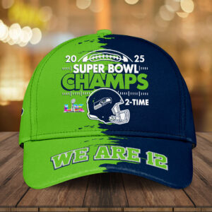 Seattle Seahawks 2025 Super Bowl LX Champions Classic Cap – HOATT16318