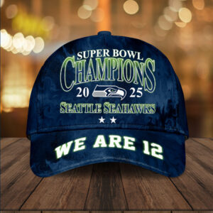 Seattle Seahawks 2025 Super Bowl LX Champions Classic Cap – TANTN21244