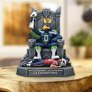 Seattle Seahawks 2025 Super Bowl LX Champions Custom Shape Acrylic Plaque - TMTHU3861