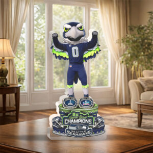 Seattle Seahawks 2025 Super Bowl LX Champions Custom Shape Acrylic Plaque - HOATT16315