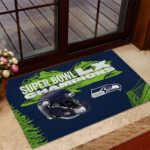 Seattle Seahawks 2025 Super Bowl LX Champions Custom Doormat – TANTN21063