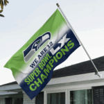 Seattle Seahawks 2025 Super Bowl LX Champions 3D Double-side House Flag – TANTN20979