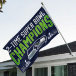 Seattle Seahawks 2025 Super Bowl LX Champions 3D Double-side House Flag – TANTN21029