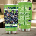 Seattle Seahawks 2025 Super Bowl LX Champions Tumbler Cup – TMTHU3914