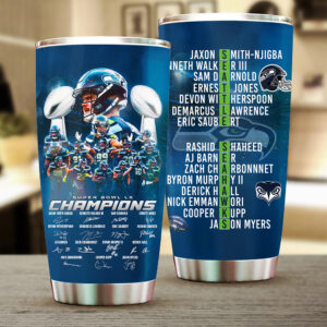Seattle Seahawks 2025 Super Bowl LX Champions Tumbler Cup - TMTHU4025