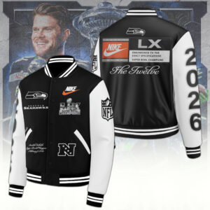 Seattle Seahawks 2025 Super Bowl LX Champions Varsity Jacket - TANTN21022