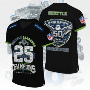 Seattle Seahawks 3D Football Jersey - TMTHU3767