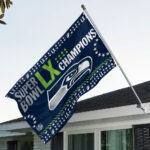 Seattle Seahawks Super Bowl LX Champions 3D Double-side House Flag – MAITM14765