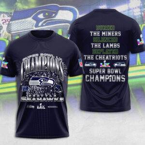 Seattle Seahawks Super Bowl LX Champions 3D Apparel - MAITM14775