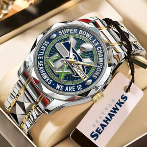 Seattle Seahawks Super Bowl LX Champions Alloy Luxury Quartz Watch - MAITM14758