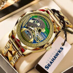 Seattle Seahawks Super Bowl LX Champions – Alloy Luxury Quartz Watch – MAITM14762