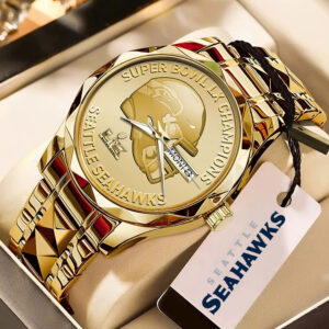 Seattle Seahawks Super Bowl LX Champions Alloy Luxury Quartz Watch - MAITM14774