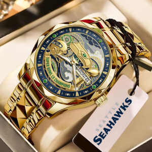 Seattle Seahawks Super Bowl LX Champions Alloy Luxury Quartz Watch - MAITM14776