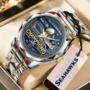 Seattle Seahawks Super Bowl LX Champions Alloy Luxury Quartz Watch - MAITM14780