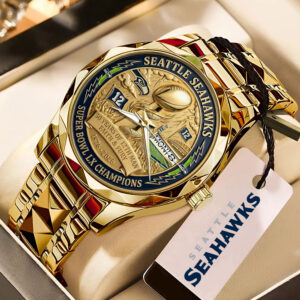 Seattle Seahawks Super Bowl LX Champions Alloy Luxury Quartz Watch - MAITM14878