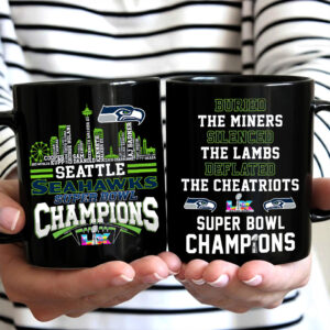 Seattle Seahawks Super Bowl LX Champions Ceramic Mug - MAITM14898