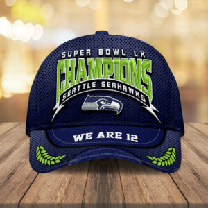 Seattle Seahawks Super Bowl LX Champions Classic Cap – MAITM14778
