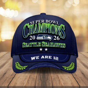 Seattle Seahawks Super Bowl LX Champions Classic Cap – MAITM14793