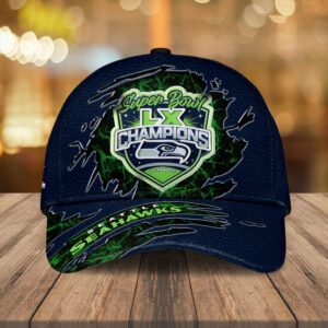 Seattle Seahawks Super Bowl LX Champions Classic Cap – MAITM14838
