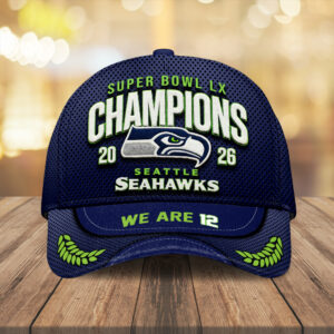 Seattle Seahawks Super Bowl LX Champions Classic Cap - MAITM14846