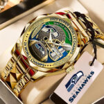 Seattle Seahawks Alloy Luxury Quartz Watch – TMTHU3951
