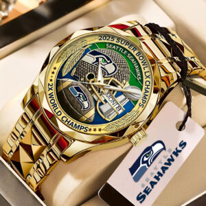 Seattle Seahawks Alloy Luxury Quartz Watch - TMTHU3951