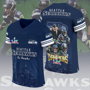 Seattle Seahawks 3D Football Jersey - TMTHU4004