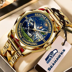 Seattle Seahawks 2025 Super Bowl LX Champions Alloy Luxury Quartz Watch - TMTHU3891