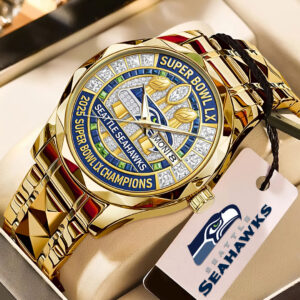 Seattle Seahawks 2025 Super Bowl LX Champions Alloy Luxury Quartz Watch - TMTHU3921
