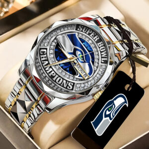 Seattle Seahawks 2025 Super Bowl LX Champions Alloy Luxury Quartz Watch - GNE5032