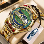 Seattle Seahawks 2025 Super Bowl LX Champions Alloy Luxury Quartz Watch – TANTN20957