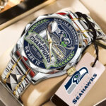 Seattle Seahawks 2025 Super Bowl LX Champions Alloy Luxury Quartz Watch – TANTN21050