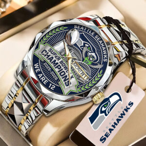 Seattle Seahawks 2025 Super Bowl LX Champions Alloy Luxury Quartz Watch - TANTN21050