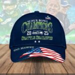 Seattle Seahawks 2025 Super Bowl LX Champions Classic Cap – HOATT16208