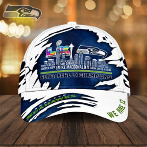 Seattle Seahawks 2025 Super Bowl LX Champions Classic Cap – TANTN21067